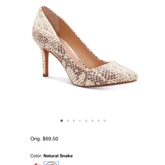 Faux nude snake heels - Picture 5 of 5